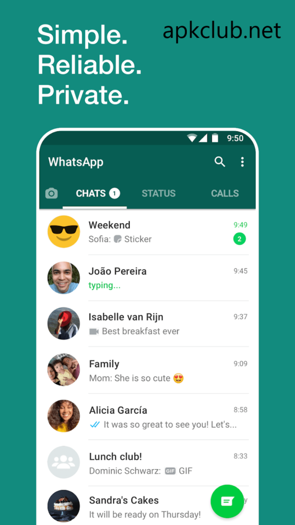 whatsapp apk free download - apkclub.net